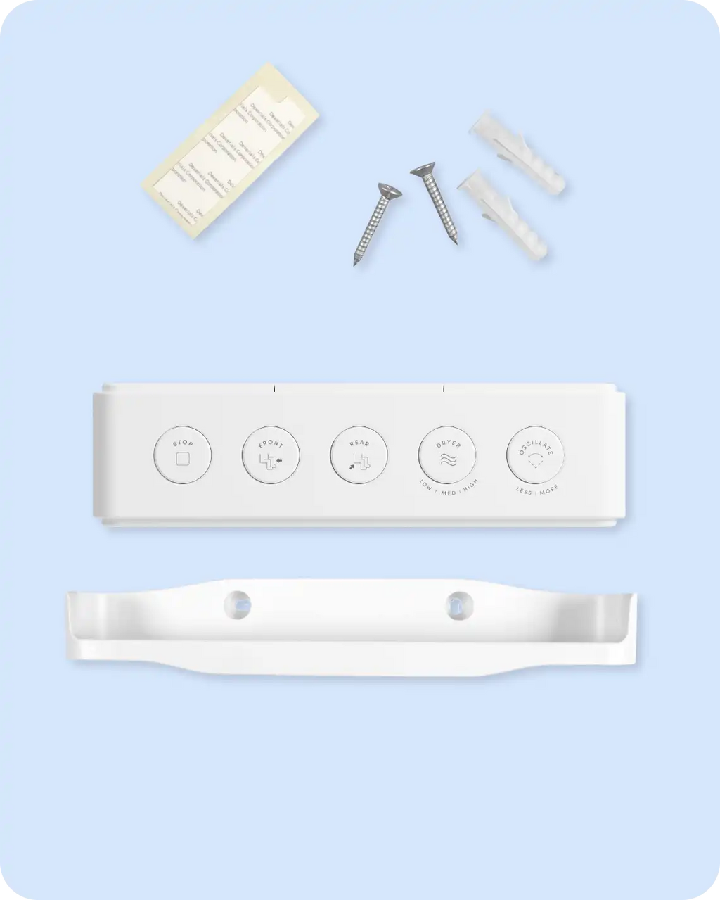 Aura Remote & Holder Mounting Kit