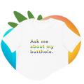 TUSHY Rainbow Butthole T-shirt