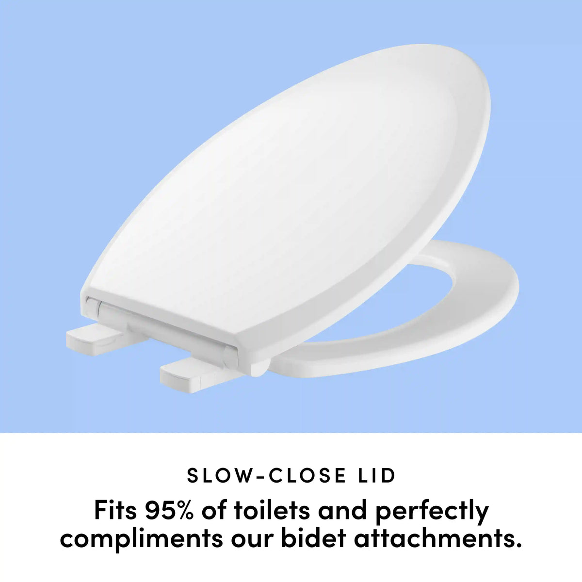 TUSHY Elongated Toilet Seat