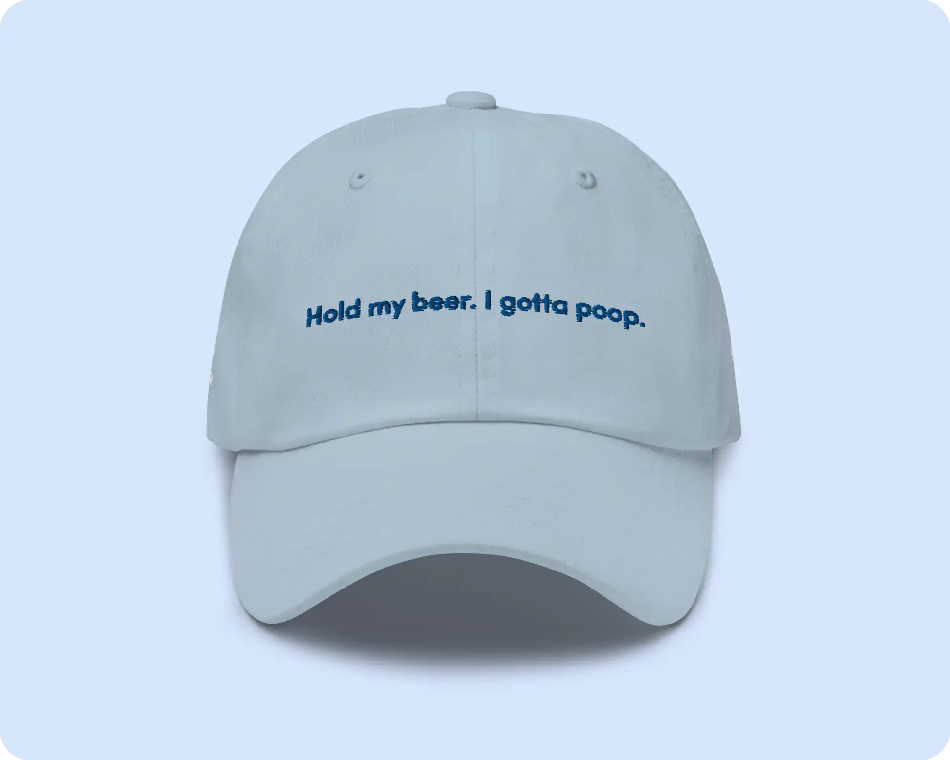 Dad Hat: TUSHY X Narragansett Beer - Blue