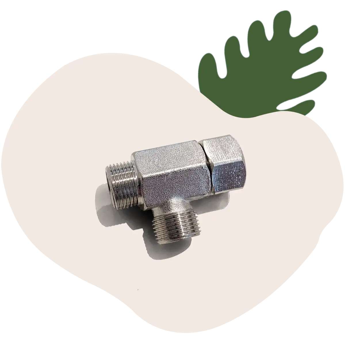 Brass Mini Adapter for 3/8" Connections for Wave and Oasis