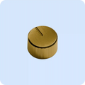 4.0 Adjustable Nozzle Knob: Brushed Brass
