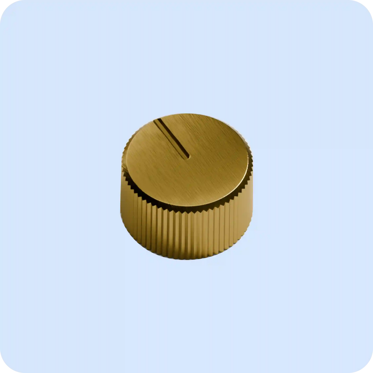 4.0 Adjustable Nozzle Knob: Brushed Brass
