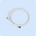 9' Polyurethane Tube with Dual Brass 3/8" Compression Fittings for Spa/Oasis