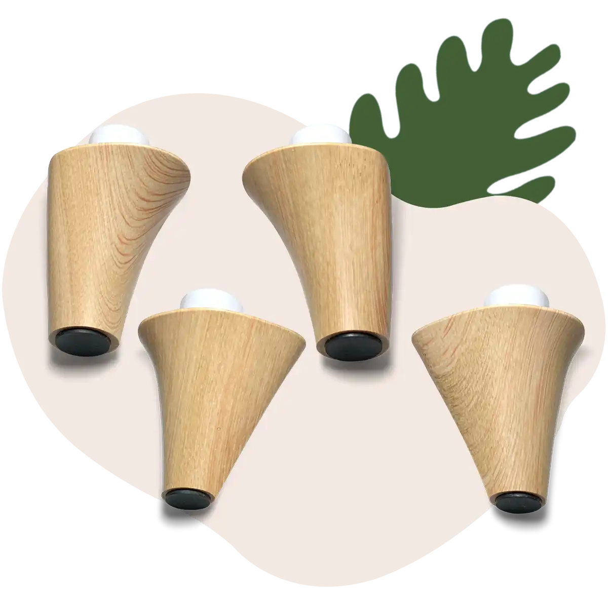 Ottoman Legs (Set of Four)