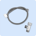 Brass Tank Adapter and Stainless Steel Braided Hose for Aura/Cloud/Cloud+/Ace